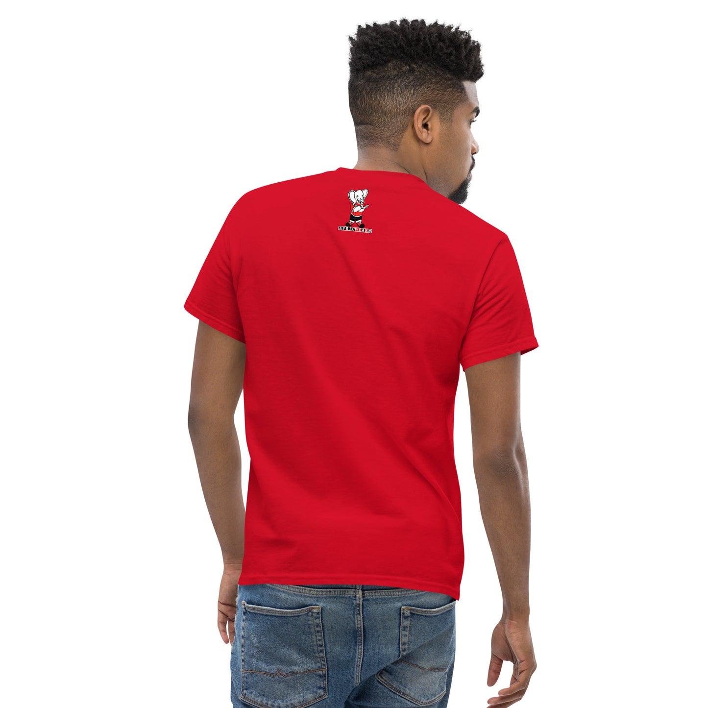 Men's classic tee - Deez PIMPS Red and White