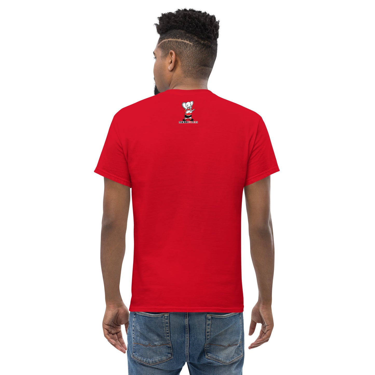 Men's classic tee - Deez PIMPS Red and White