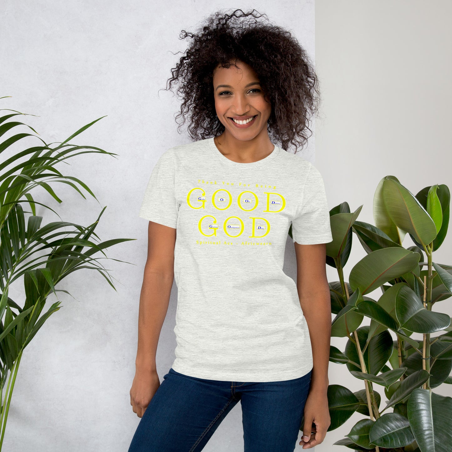 Unisex t-shirt - Gold Lettering