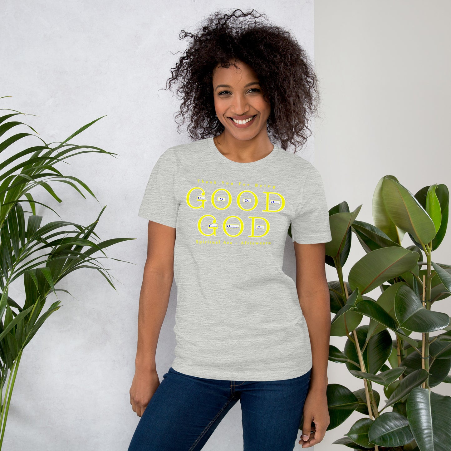 Unisex t-shirt - Gold Lettering