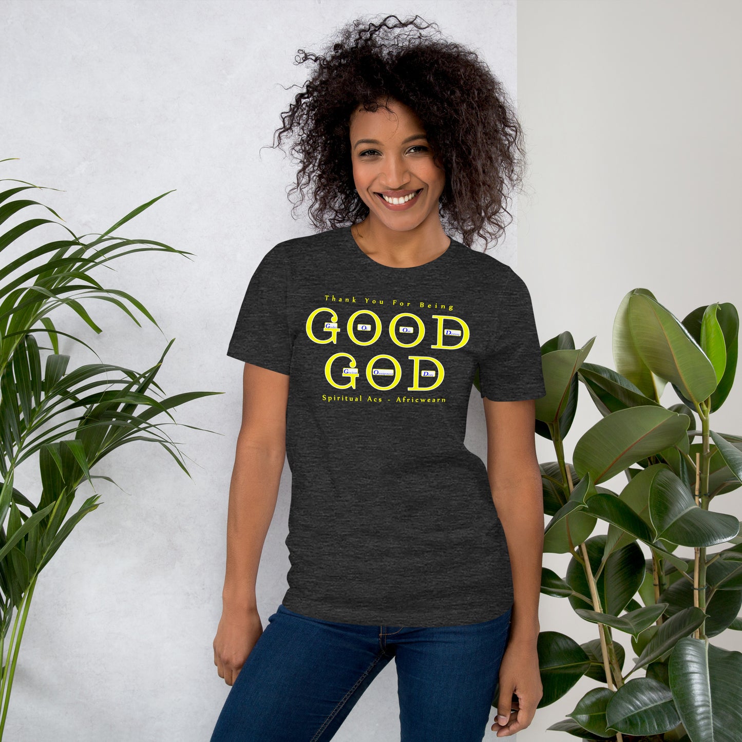 Unisex t-shirt - Gold Lettering