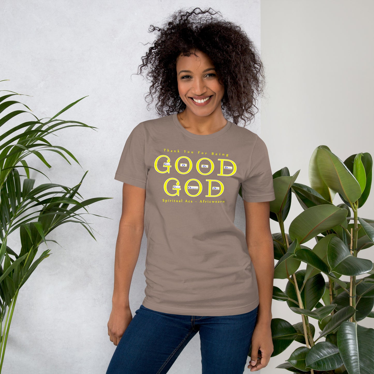 Unisex t-shirt - Gold Lettering