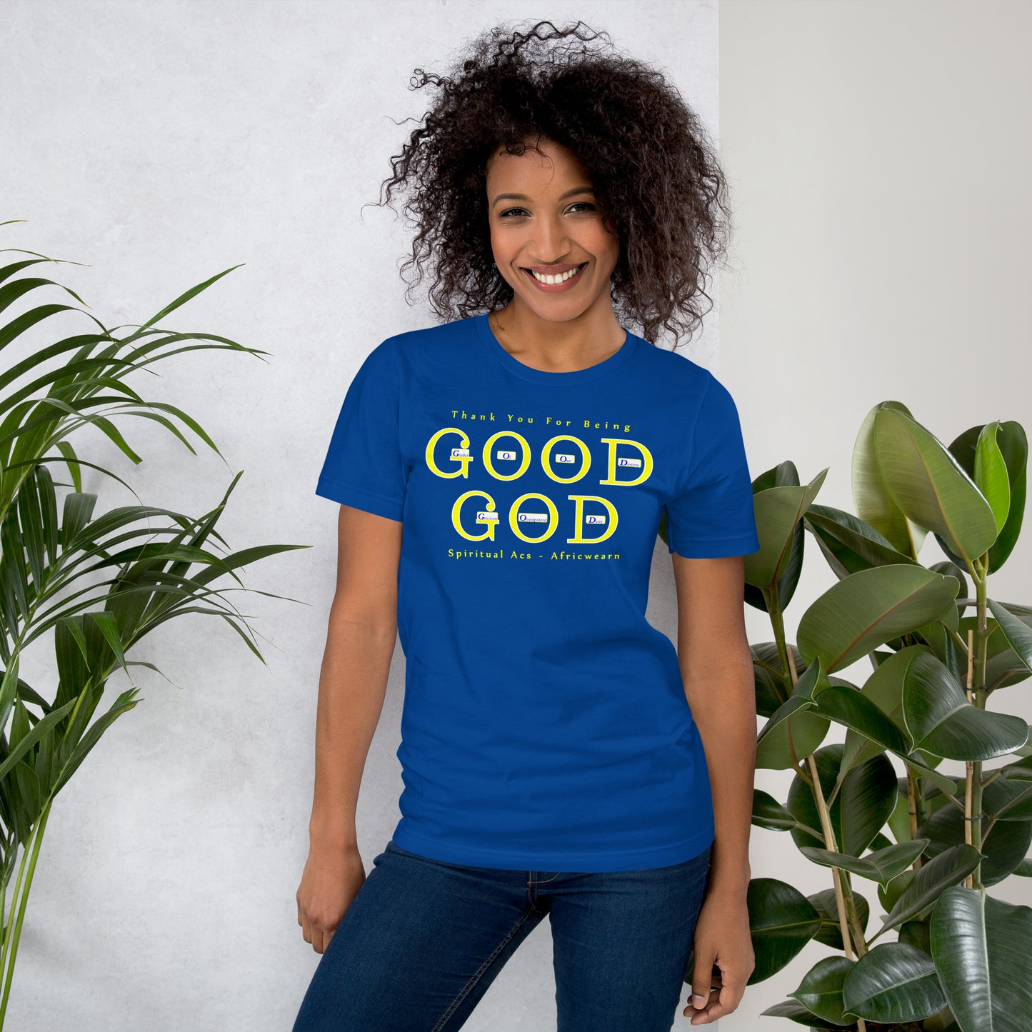 Unisex t-shirt - Gold Lettering