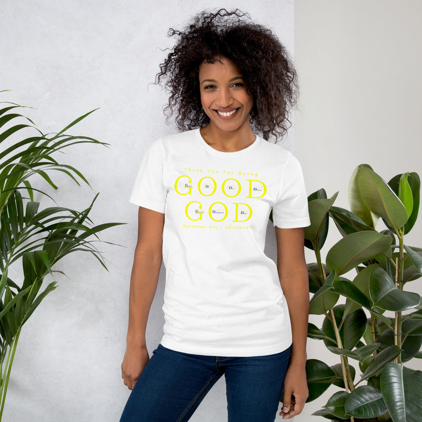 Unisex t-shirt - Gold Lettering